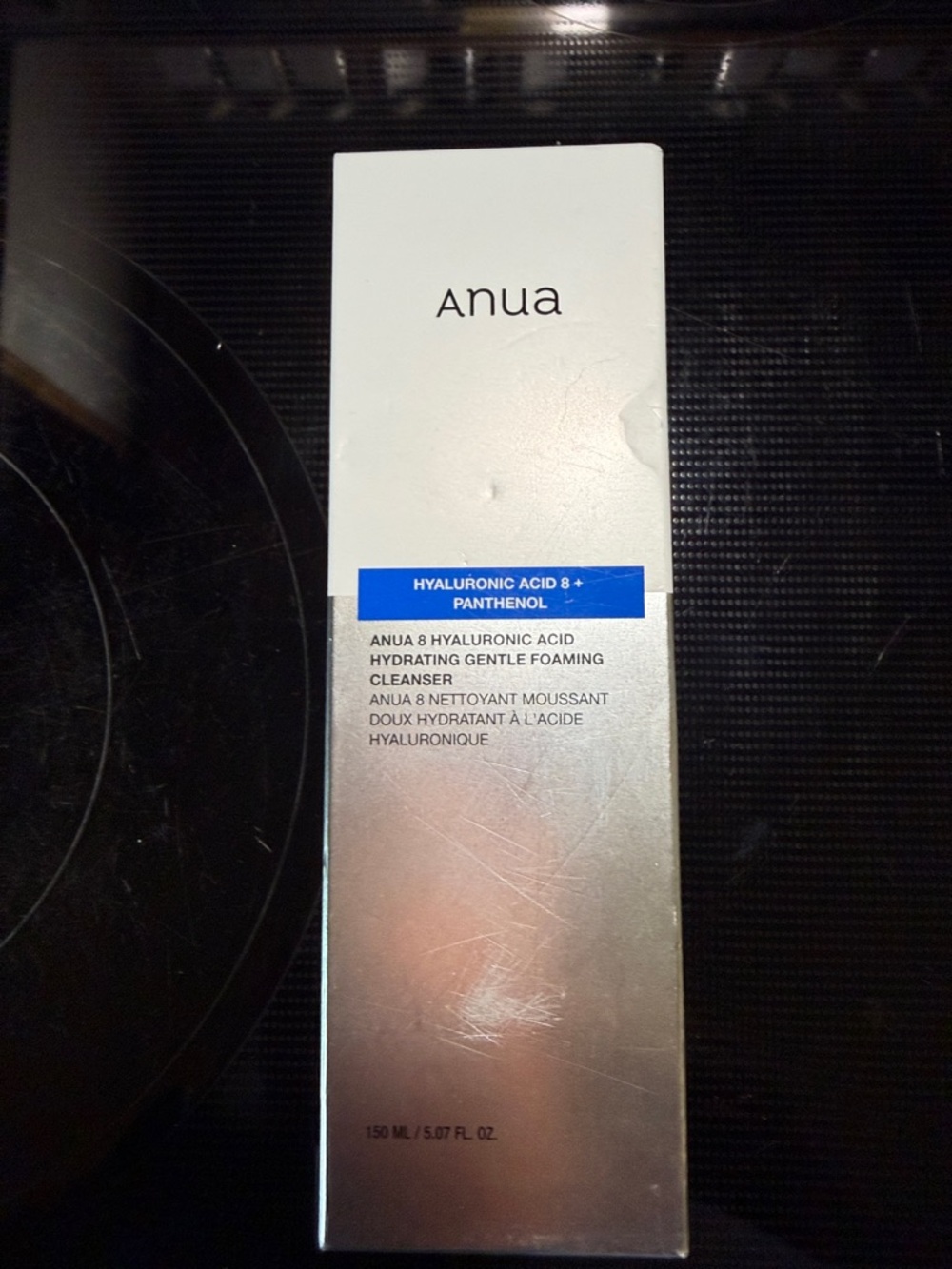 Anua Hyaluronic Acid 8 Hydrating Gentle Foaming Cleanser - White/Silver